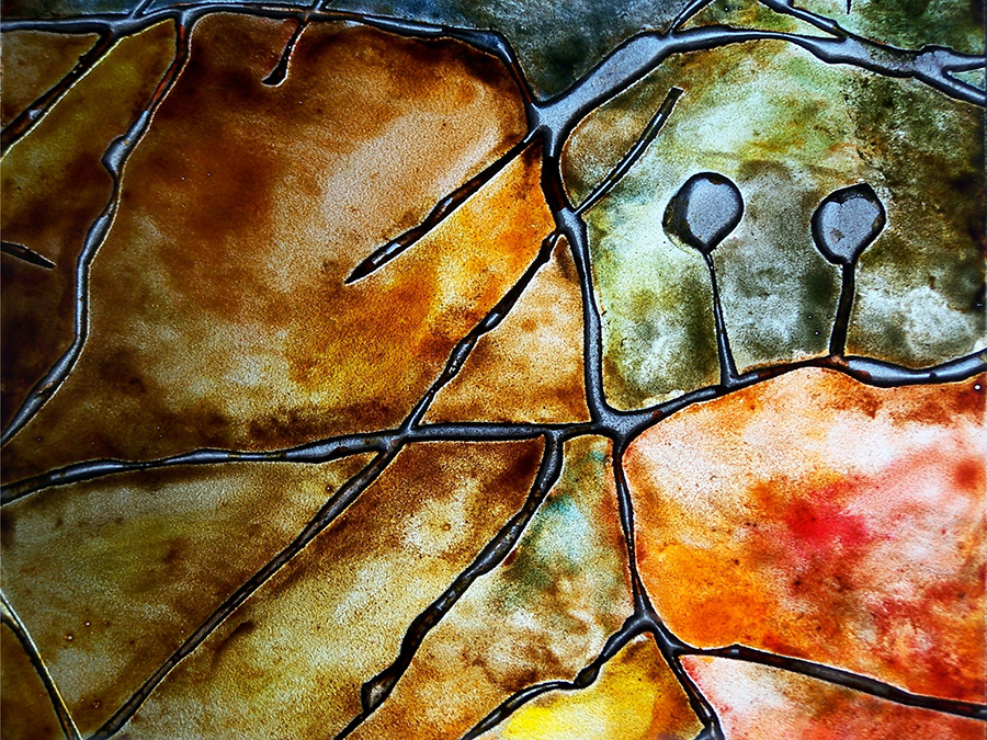 Artistic glass engraving