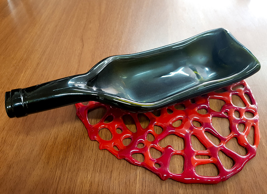 Artistic glass engraving